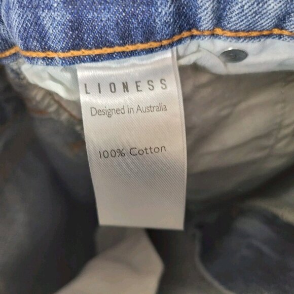 Lioness Barbie Split Maxi Denim Skirt Size XS 28" Waist High Front Slit Jean - Picture 5 of 5